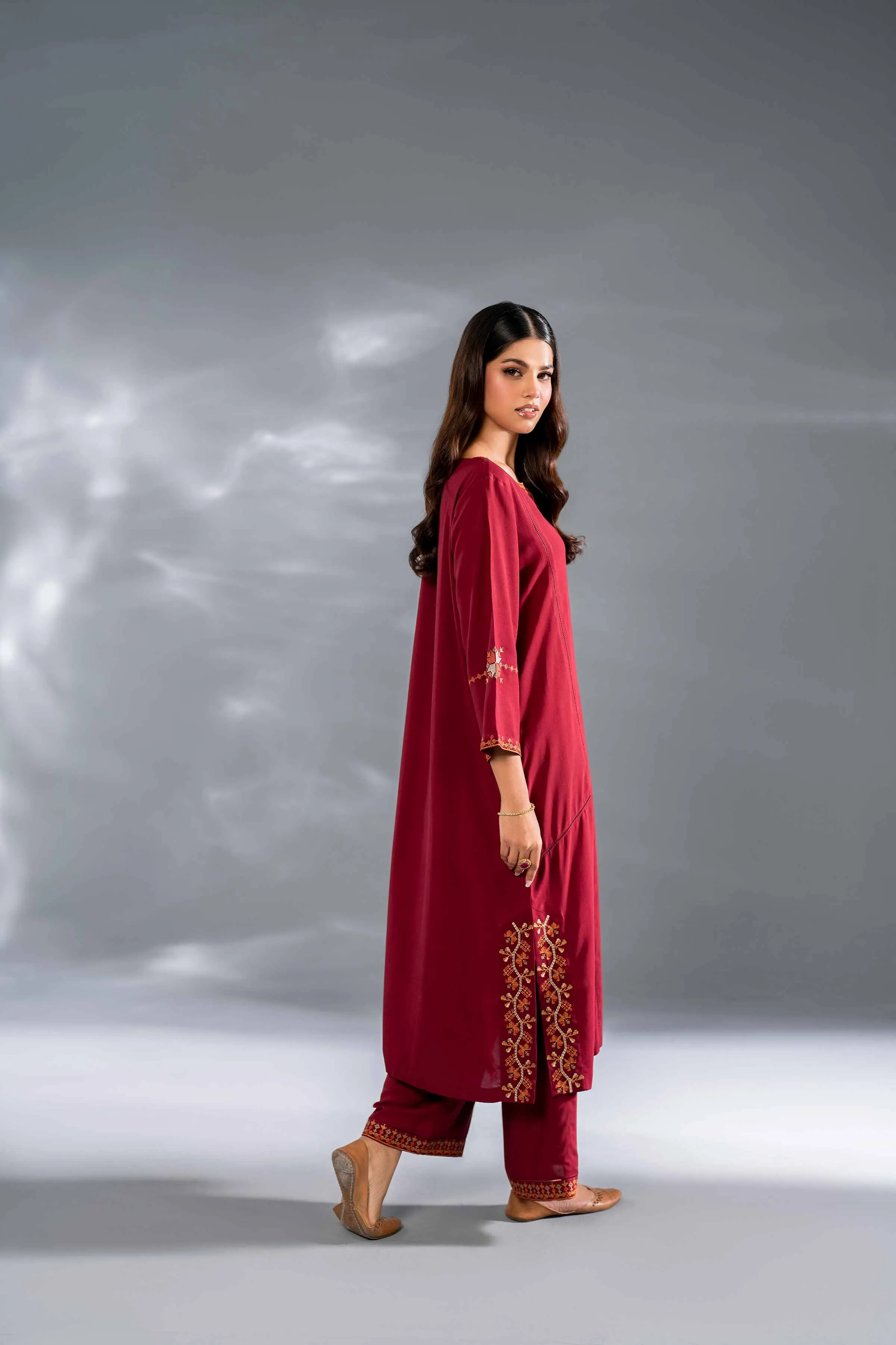 2 Piece - Printed Embroidered - KFW24-115
