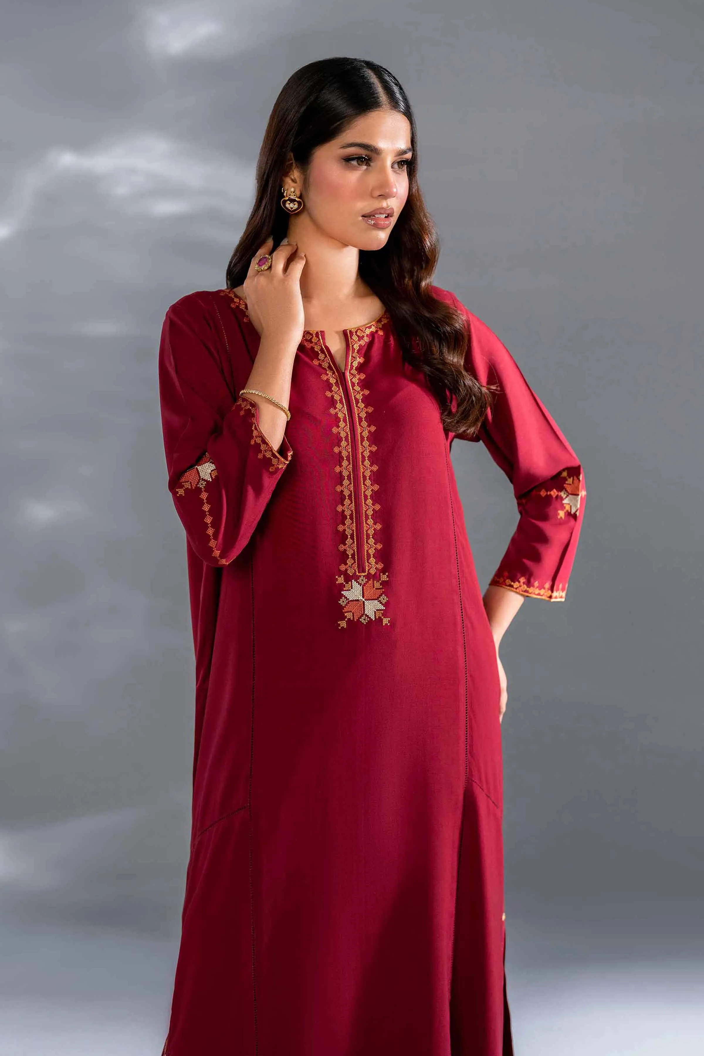 2 Piece - Printed Embroidered - KFW24-115