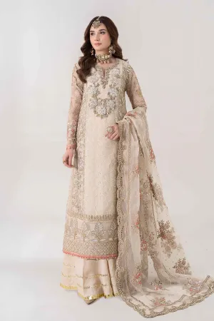 3 Piece Embroidered Organza Suit | BDS-2805