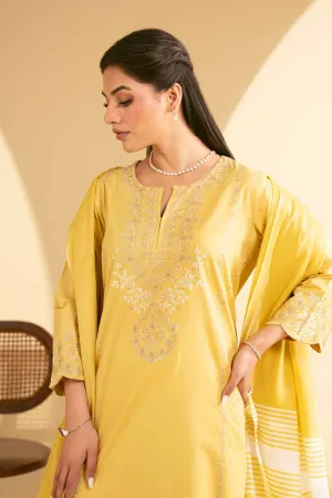 3 Piece - Embroidered Suit - KFE25-62