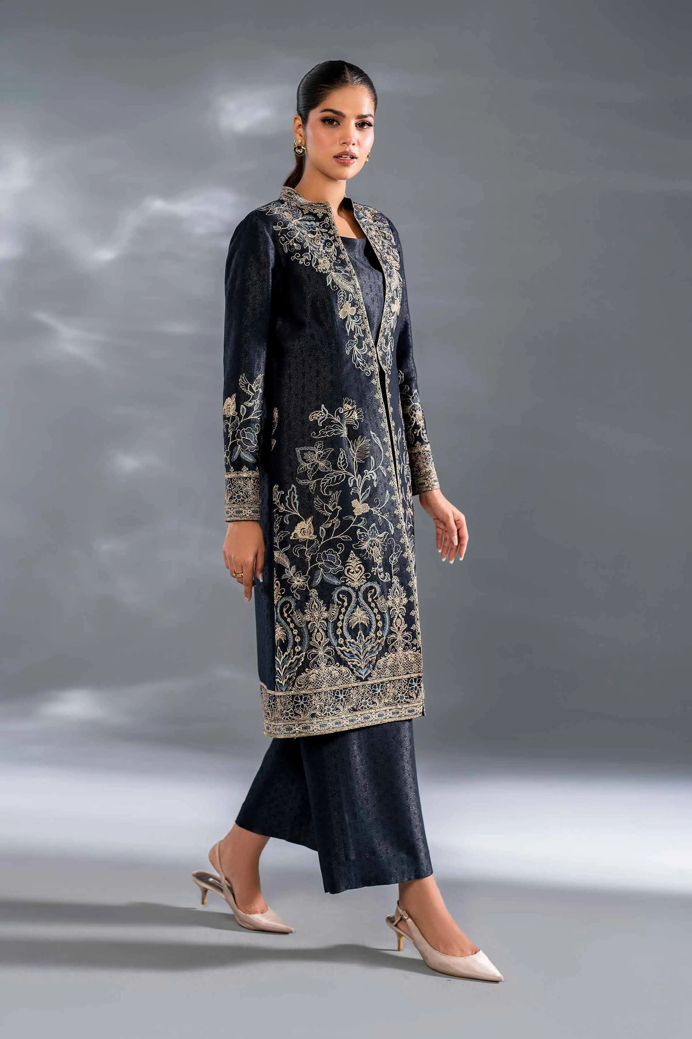 3 Piece - Embroidered Suit - KFW24-130