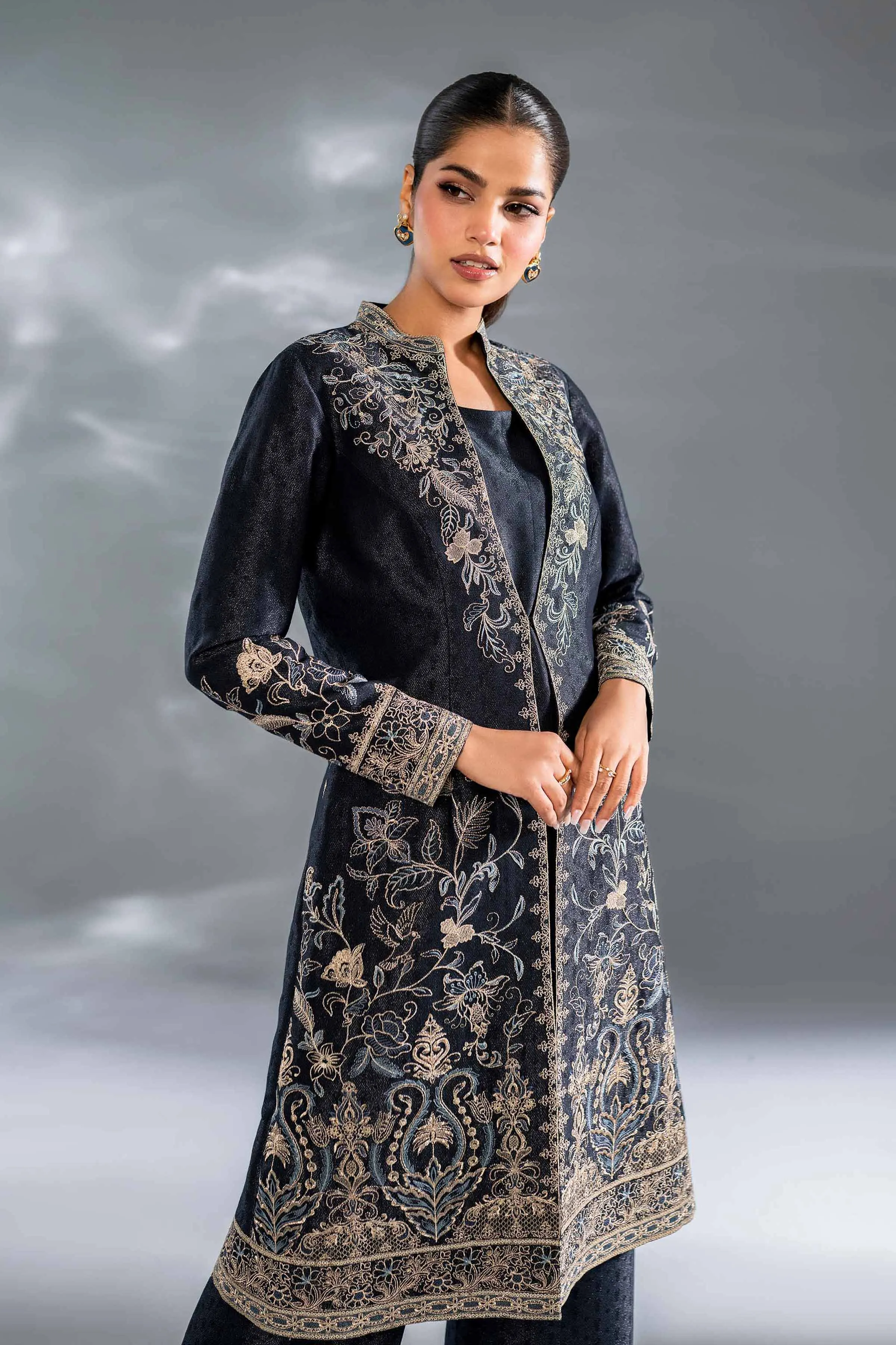 3 Piece - Embroidered Suit - KFW24-130