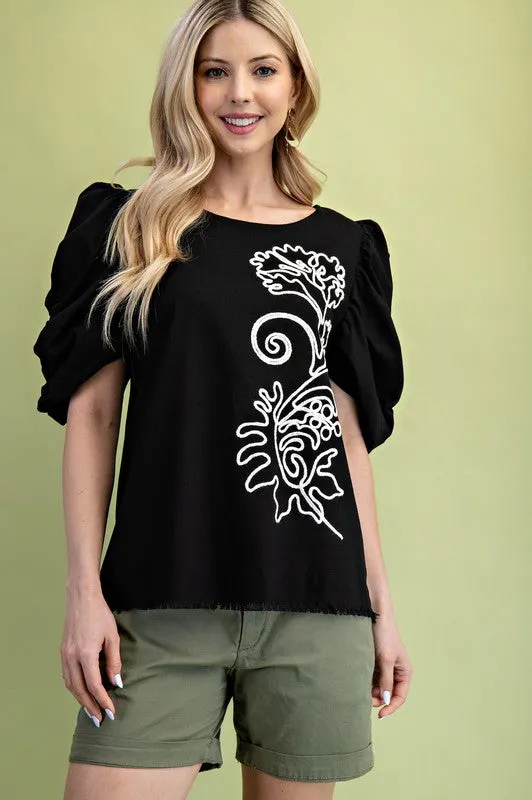 A Wonderful Day Linen Top
