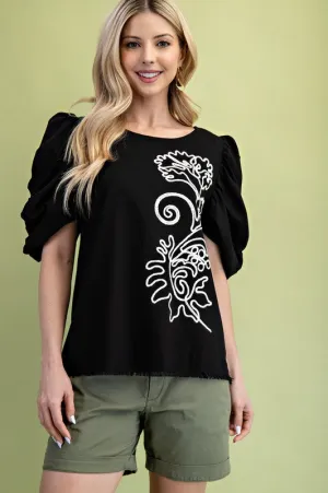 A Wonderful Day Linen Top