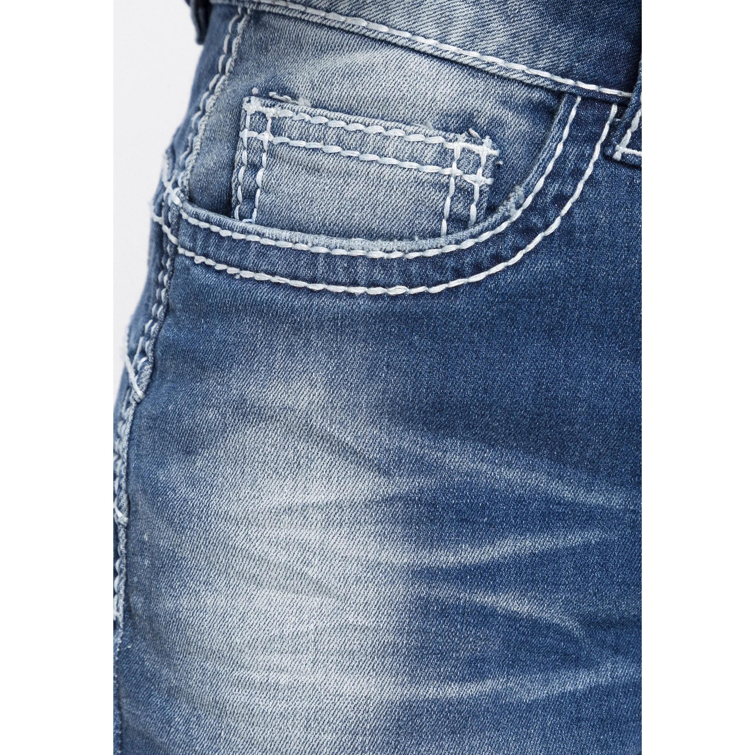 Arizona Blue Worn Slim Fit Jeans