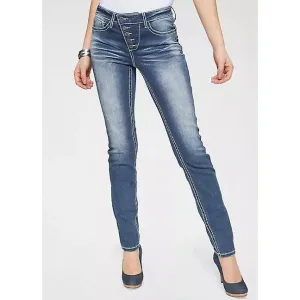 Arizona Blue Worn Slim Fit Jeans