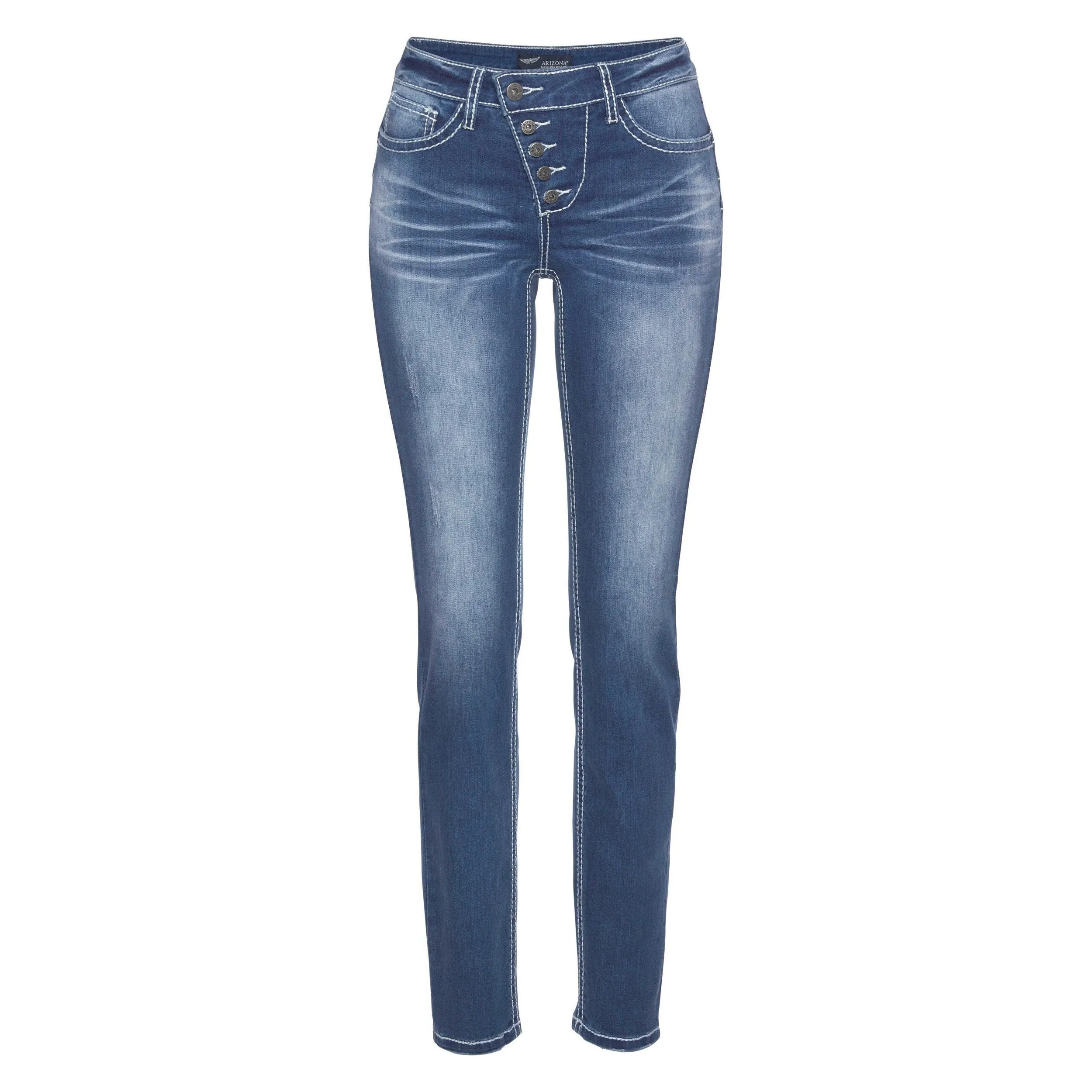 Arizona Blue Worn Slim Fit Jeans
