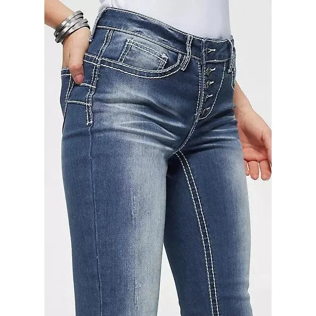Arizona Blue Worn Slim Fit Jeans