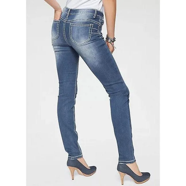 Arizona Blue Worn Slim Fit Jeans