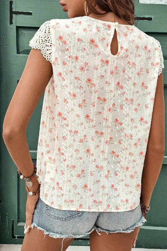 Bring The Flowers Floral Top
