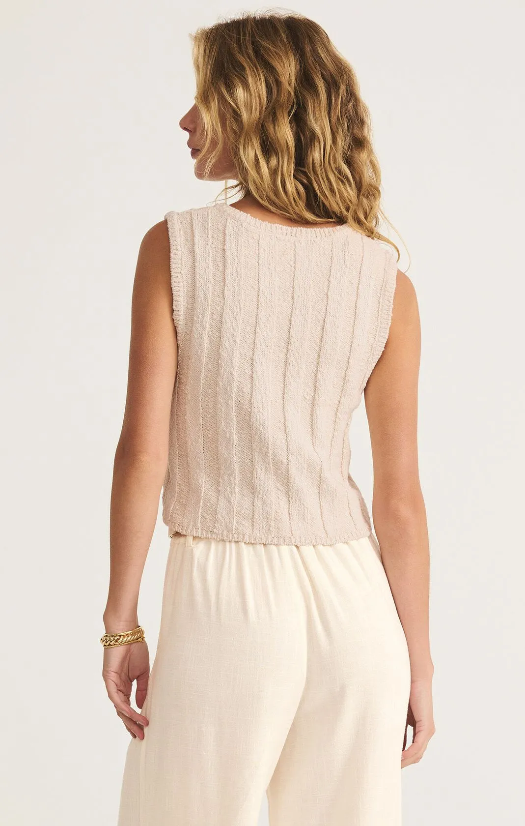 Calan Sweater Top | Sea Salt