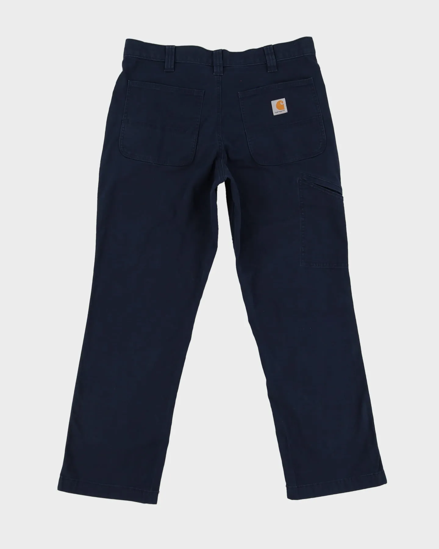 Carrhartt Navy Relaxed Fit Work Trousers - W34 L30