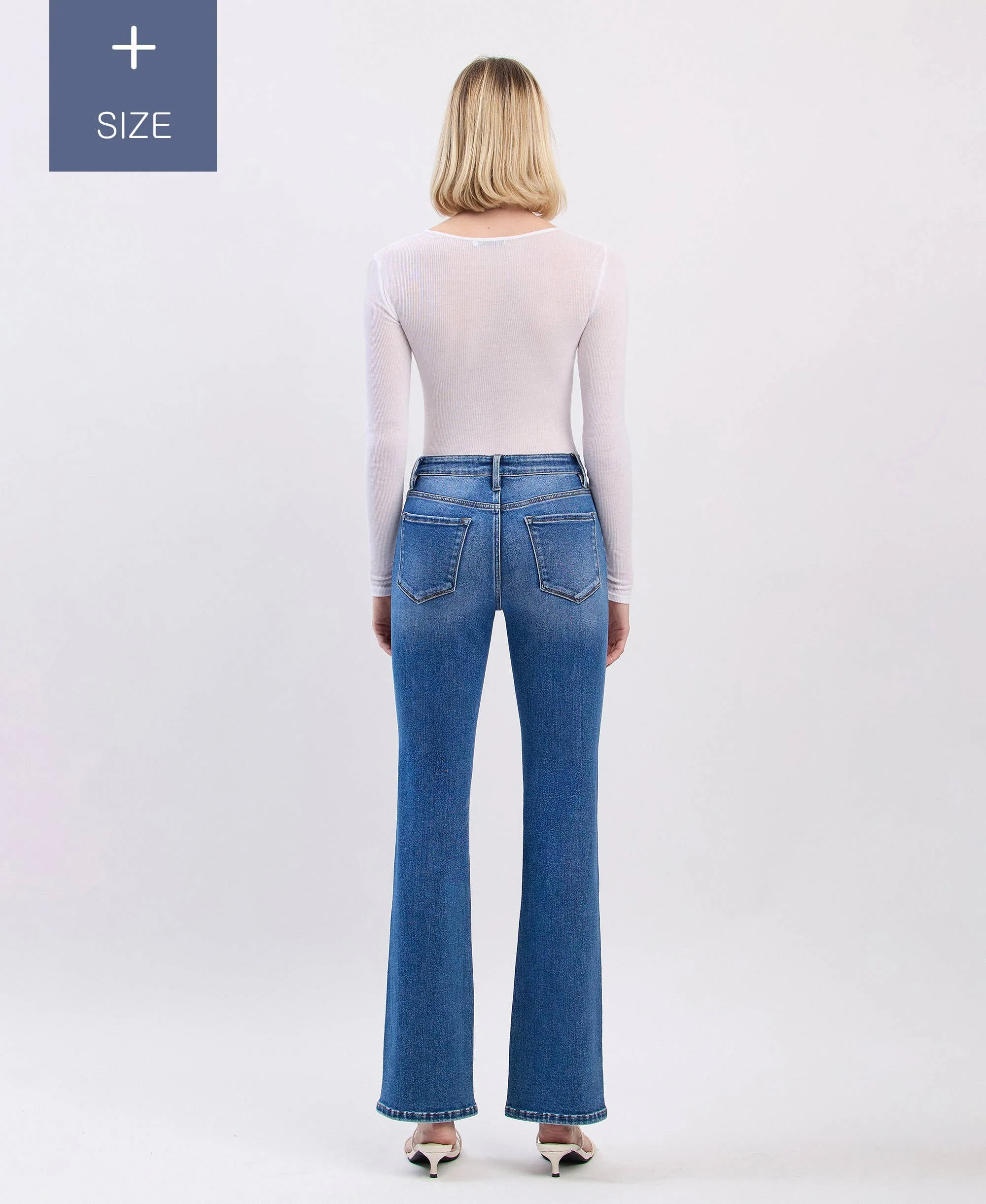 Curvy Lovervet Tummy Control High Rise Bootcut Jean