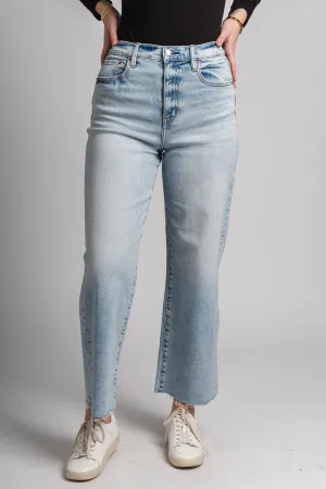 Daze Pleaser high rise wide ankle jeans miracle