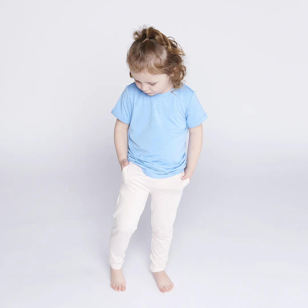 Dreamy Pink Little Bamboo Leggings