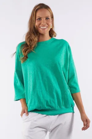 Elm - Fundamental Mazie Sweat Bright Green