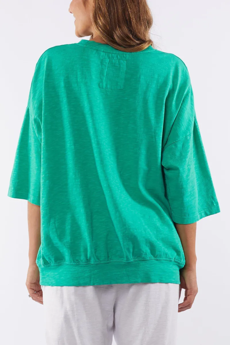 Elm - Fundamental Mazie Sweat Bright Green