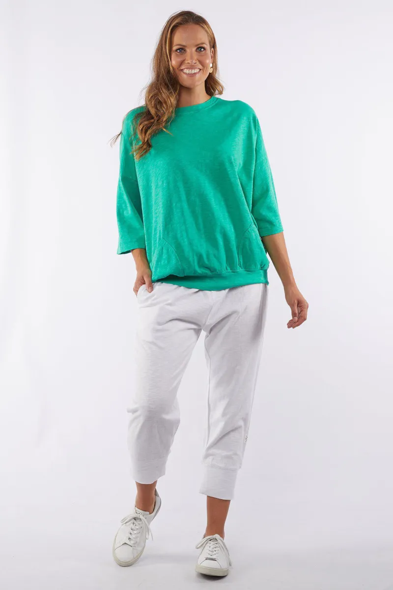 Elm - Fundamental Mazie Sweat Bright Green