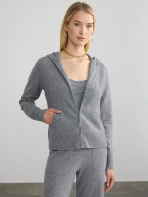 FITTED CASHMERE HOODIE