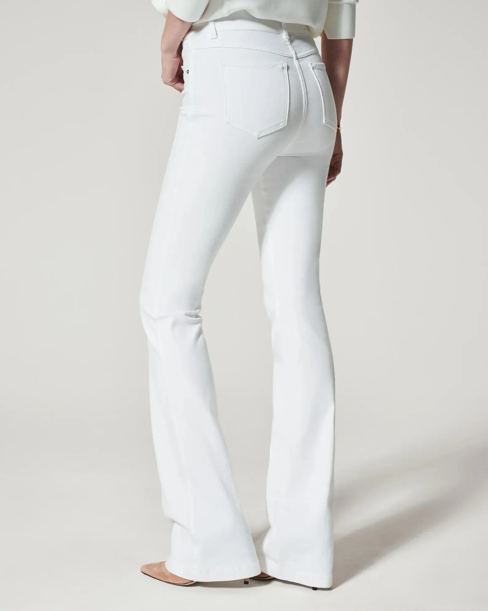 Flare Jeans White