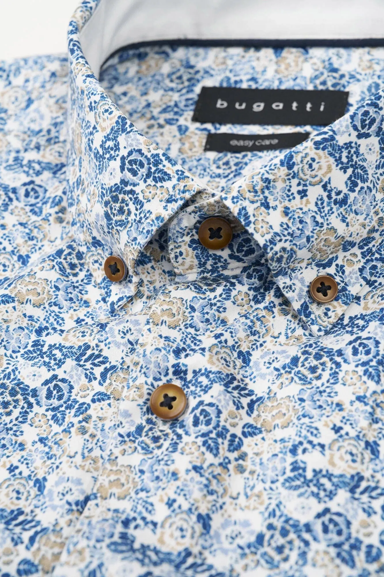 Floral Long Sleeve Shirt - Navy