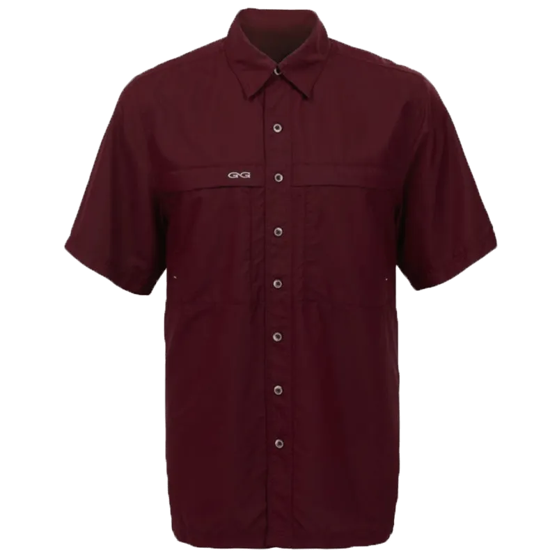 Gameguard Men's Maroon Microfiber Shirt