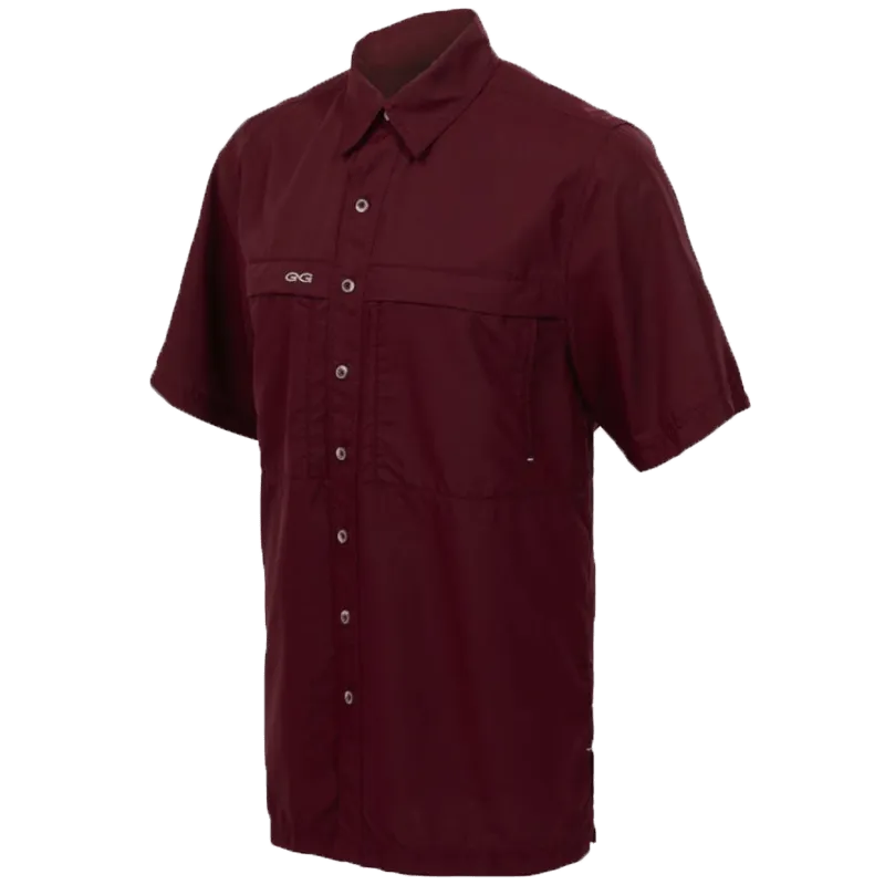 Gameguard Men's Maroon Microfiber Shirt