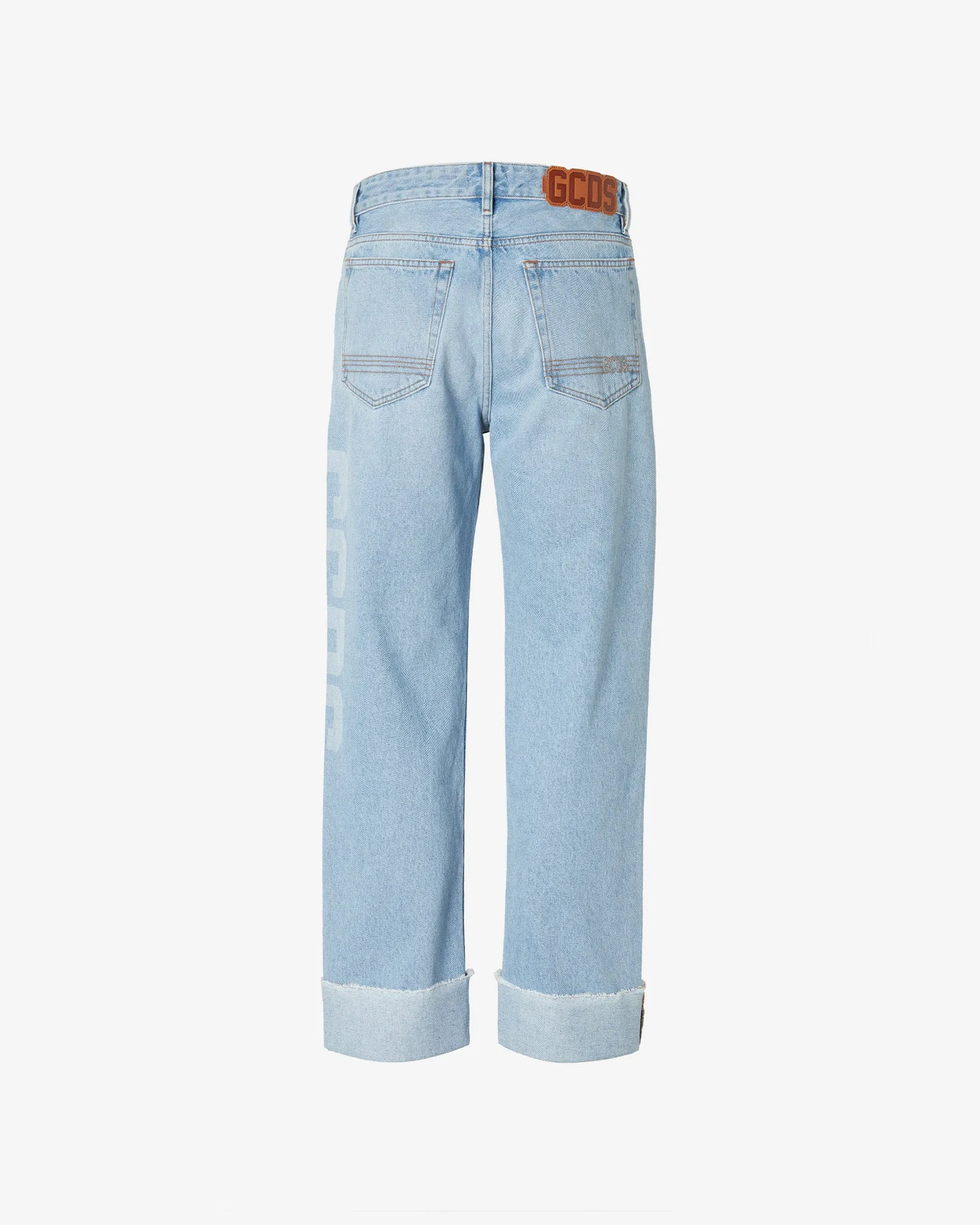 Gcds Relaxed Laser Denim Trousers