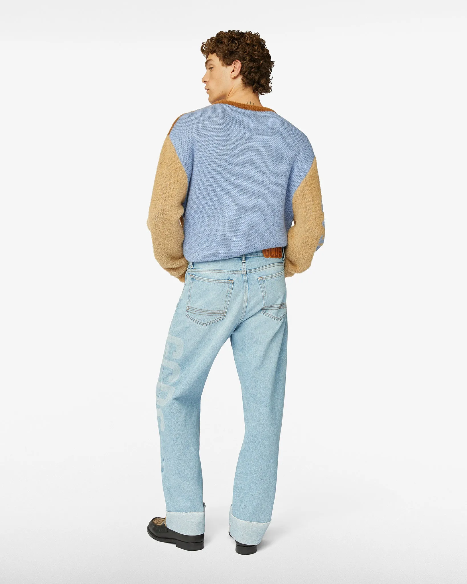 Gcds Relaxed Laser Denim Trousers