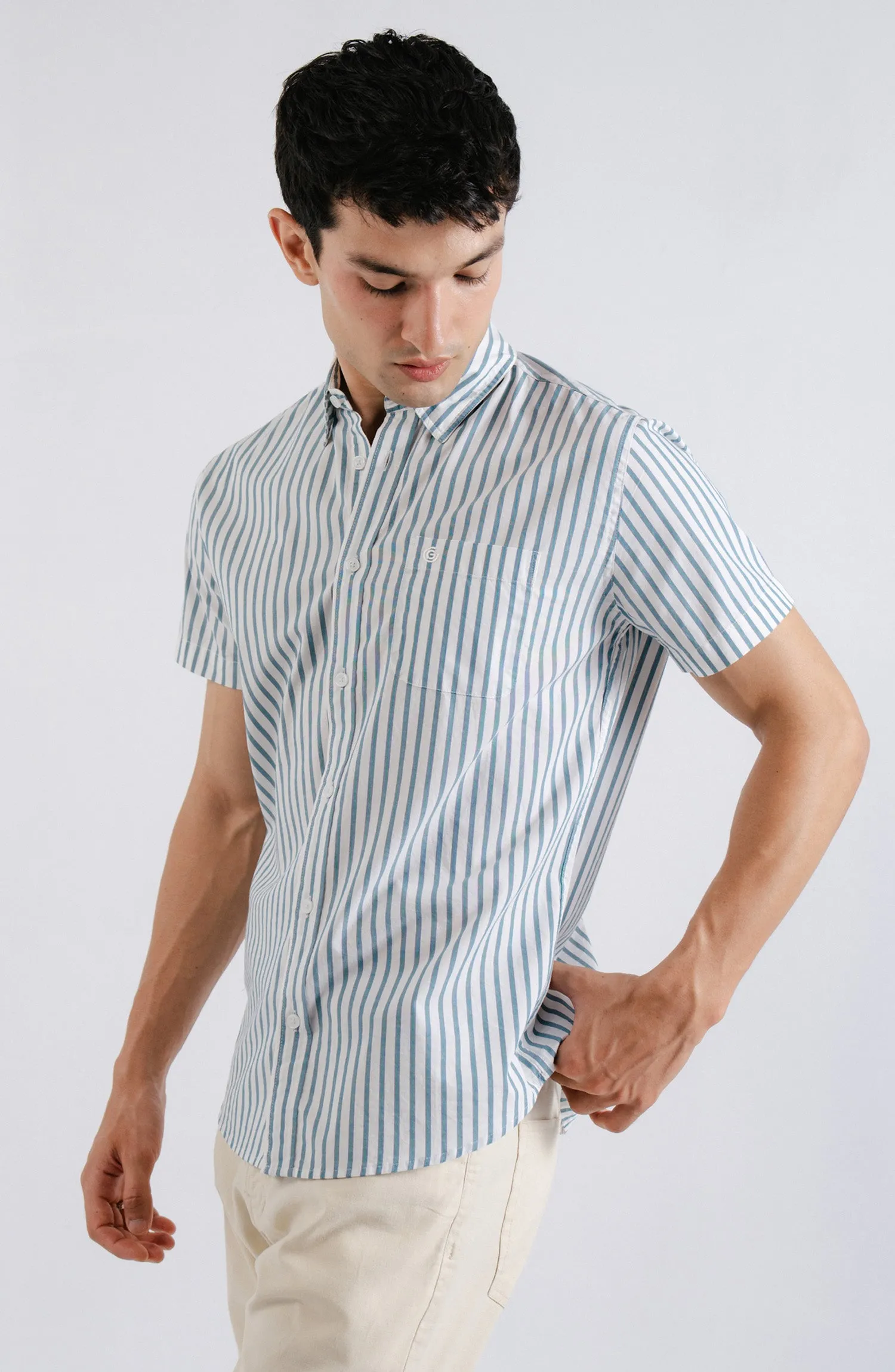 Half Sleeves Yarn Dyed Shirt