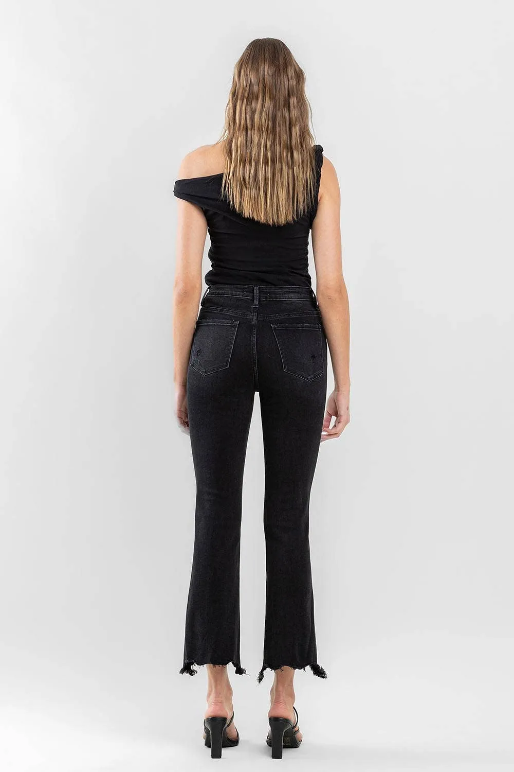 HIGH RISE ANKLE BOOTCUT JEANS F4927: FLAWLESSLY / 31