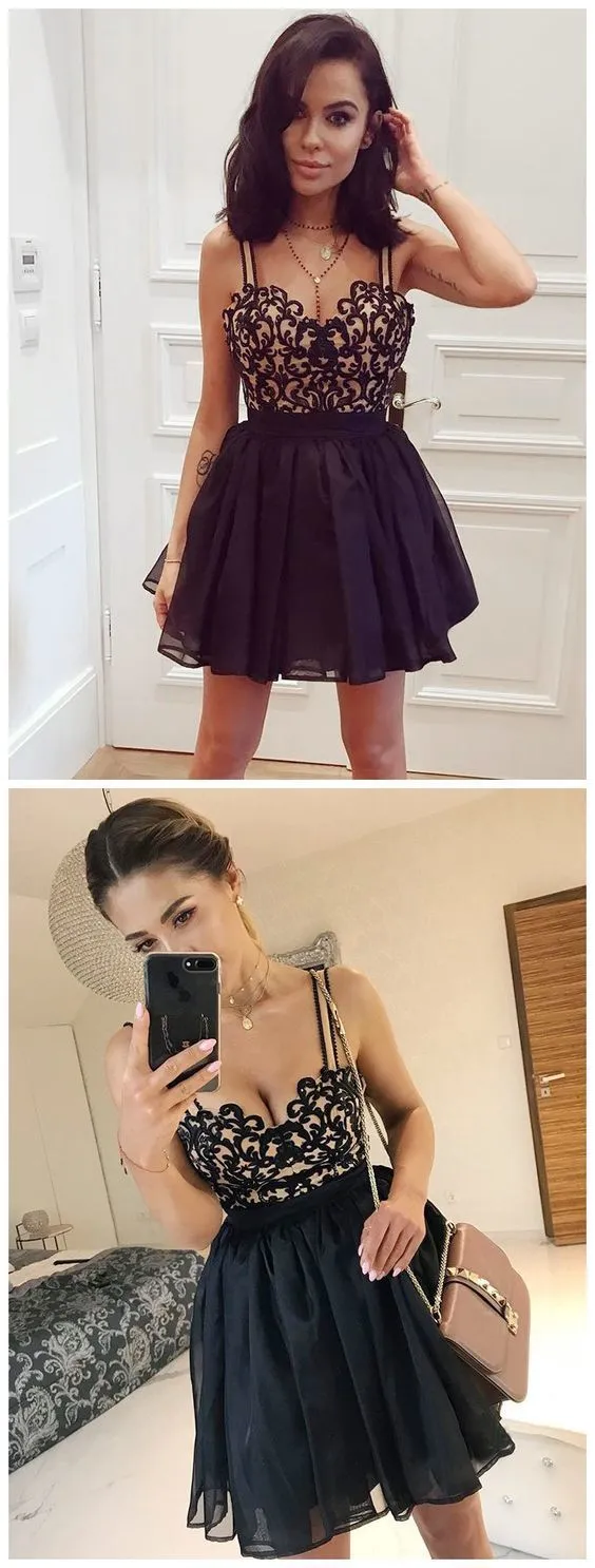 Homecoming Dresses Lace Andrea Simple Hoco Dresses CD11234