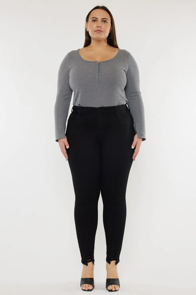 Jones High Rise Ankle Skinny Jeans (Plus Size)