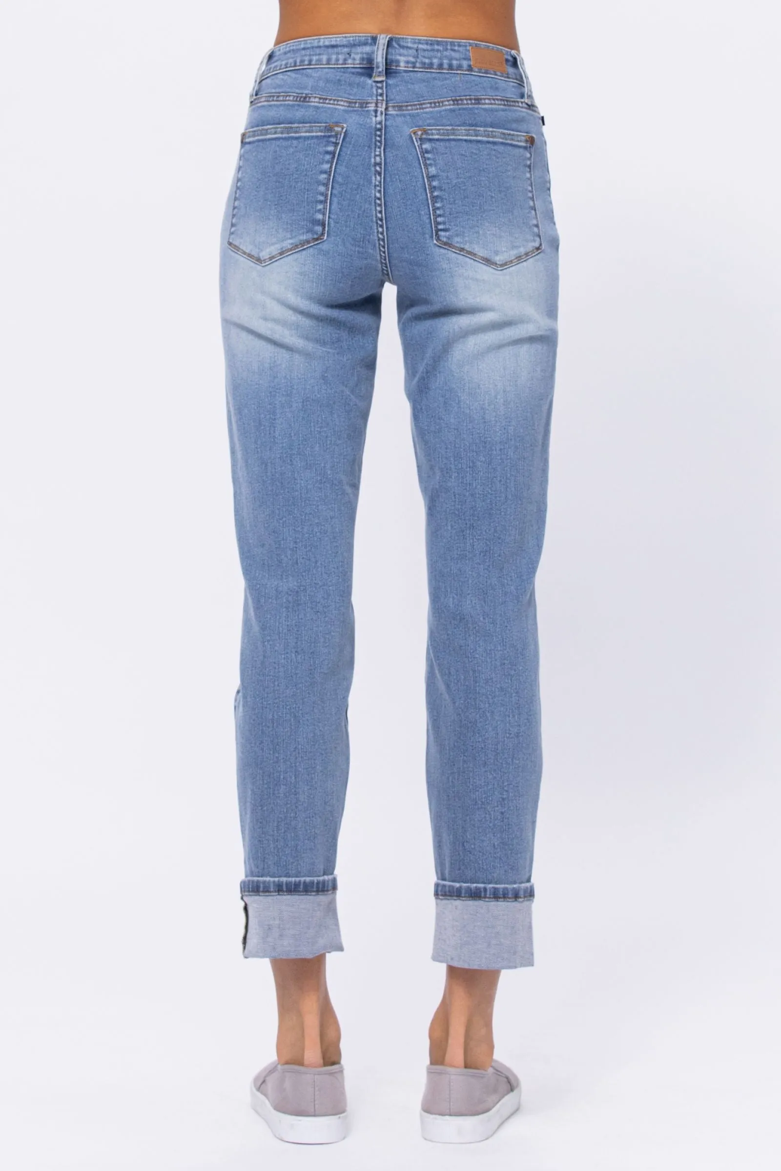 Judy Blue High Waist Vintage Wash Boyfriend - Available in Misses and Plus Sizes