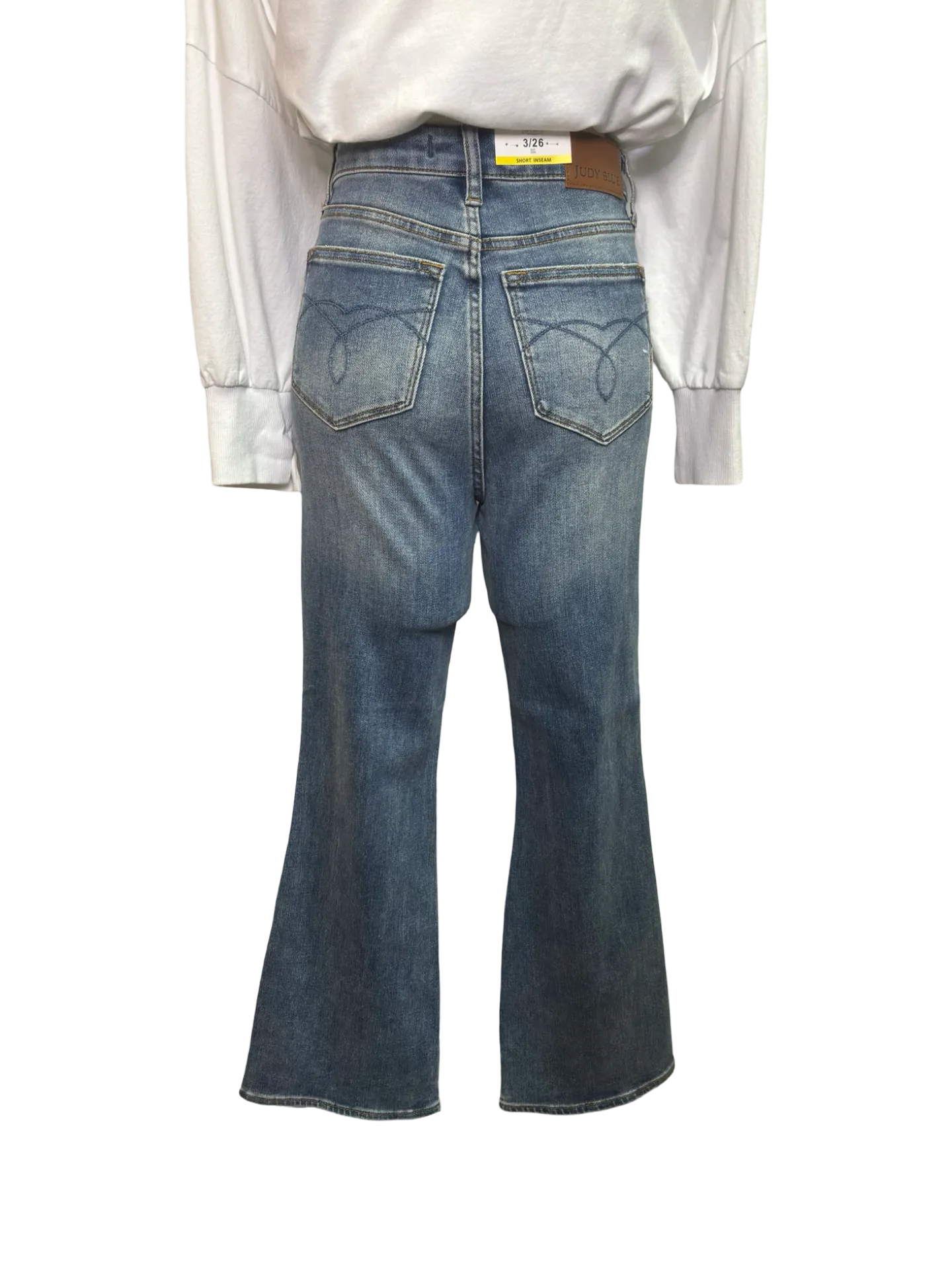 Judy Blue HW Tummy Control Back Pocket Embroidered Bootcut