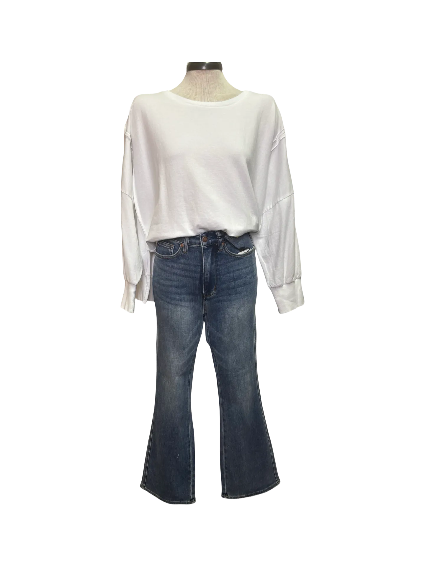 Judy Blue HW Tummy Control Back Pocket Embroidered Bootcut