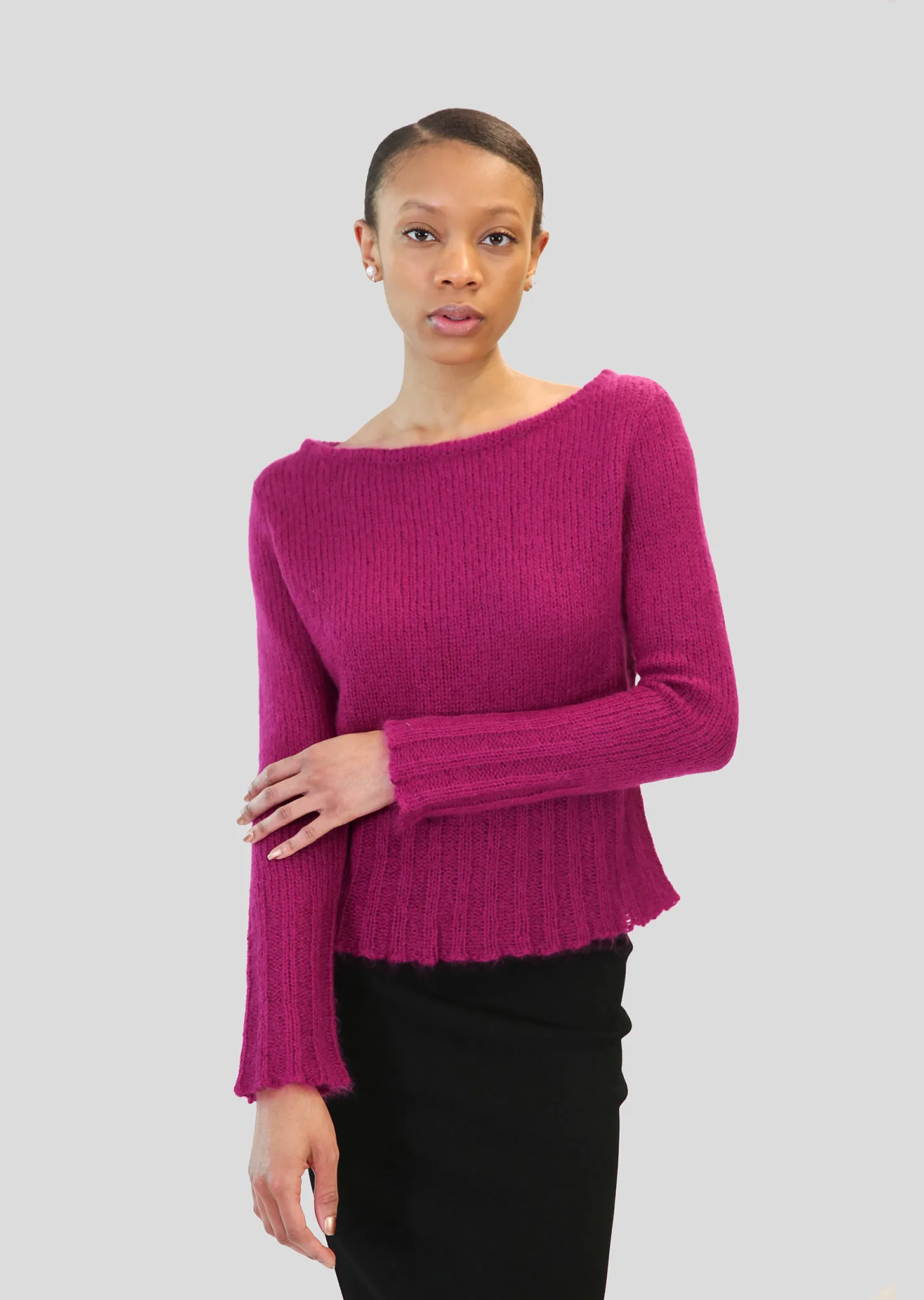Lela – Solid Mohair Sweater