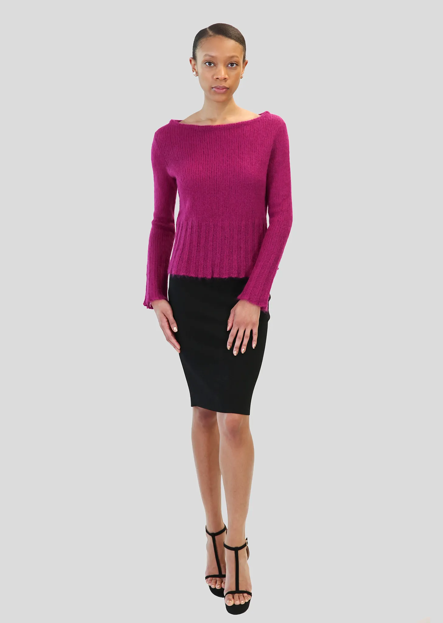 Lela – Solid Mohair Sweater