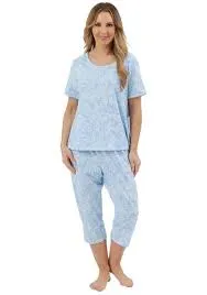 MARLON 3/4 LENGTH BLUE PYJAMA