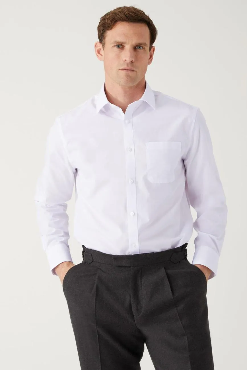Mens easy-iron shirt with pocket
