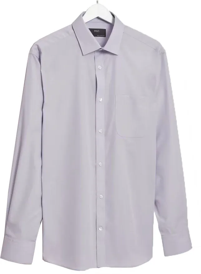 Mens easy-iron shirt with pocket