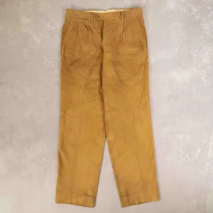 MEN'S VINTAGE RELAXED CORD TROUSERS - W32 X L31