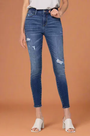 Mid Rise Ankle Skinny Dark CJ9