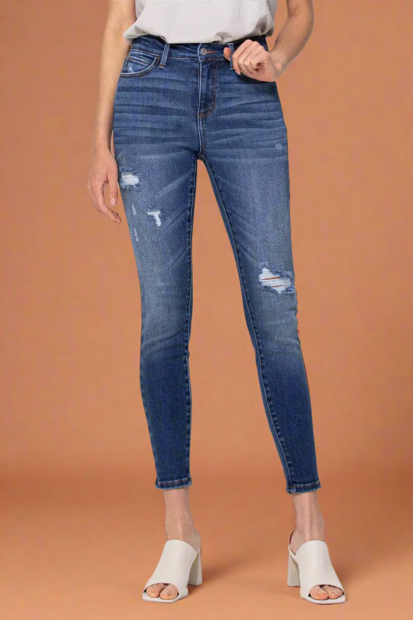 Mid Rise Ankle Skinny Dark CJ9
