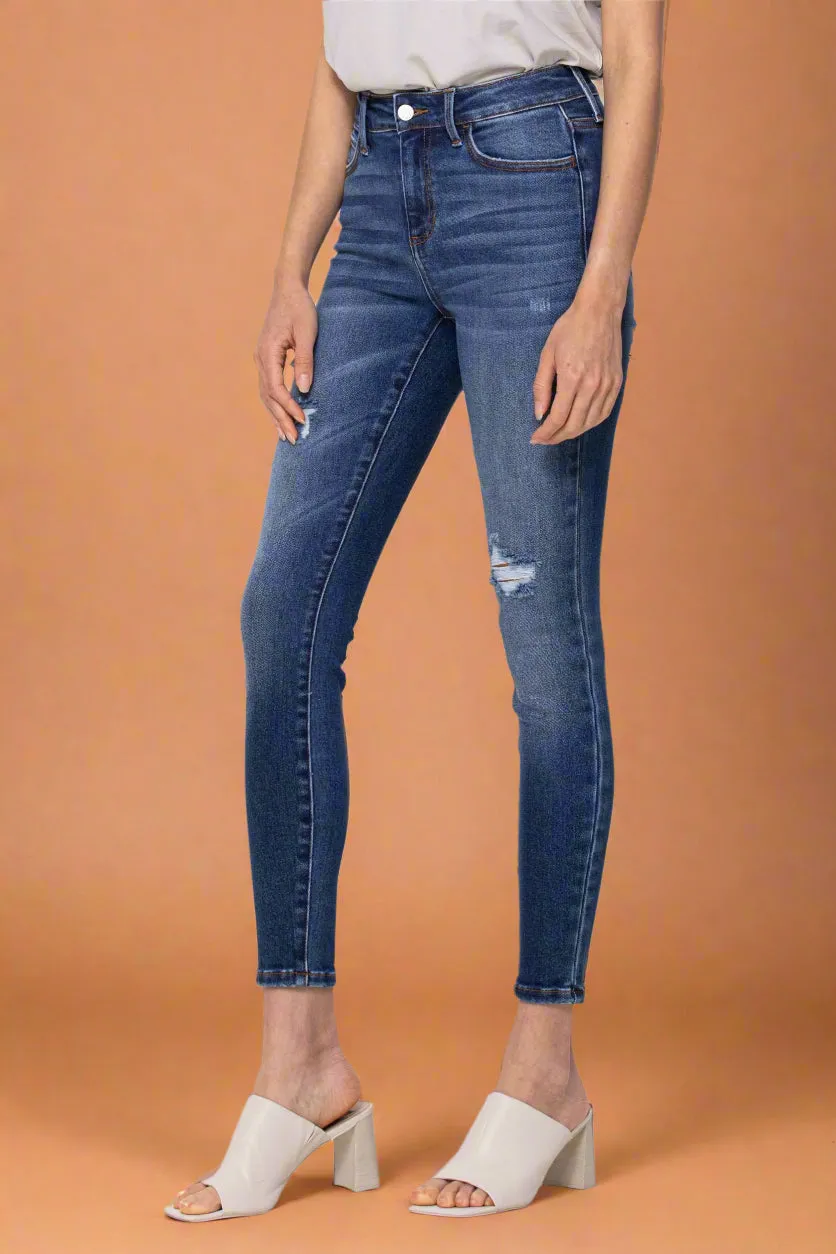 Mid Rise Ankle Skinny Dark CJ9