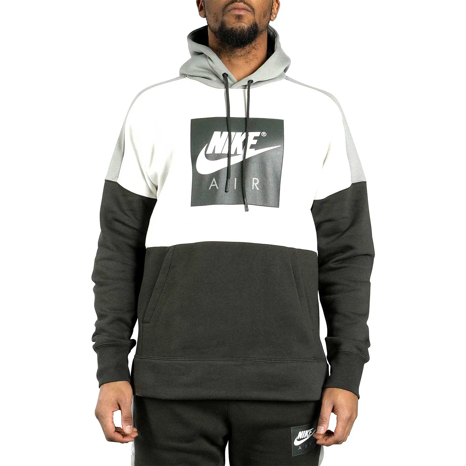 Nike NSW Air Men's Pullover Hoodie Dark Stucco-Sequoia