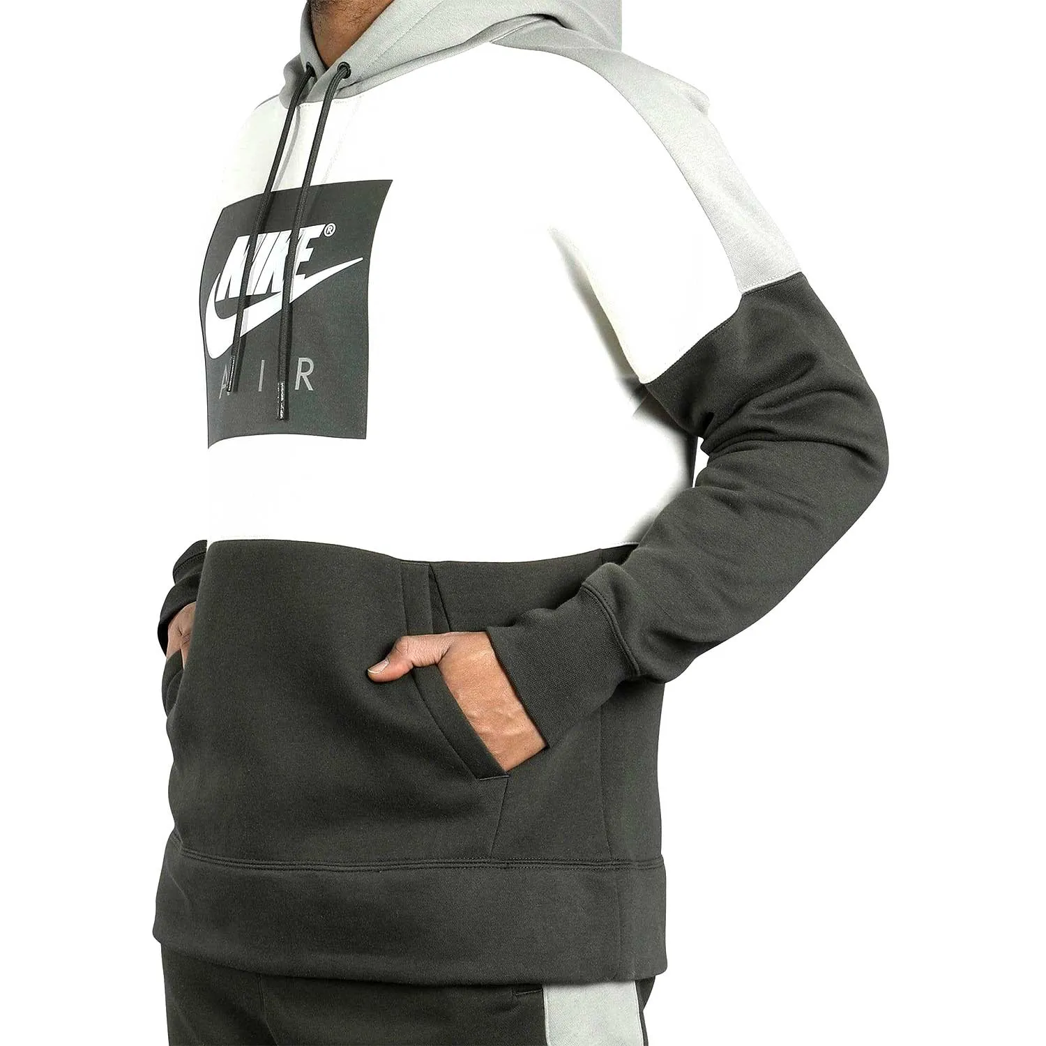 Nike NSW Air Men's Pullover Hoodie Dark Stucco-Sequoia