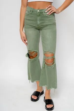OWEN DESTRUCTED KNEE DENIM