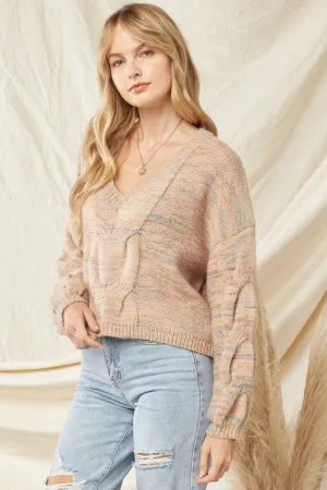 Peaceful Mornings Sweater - Butter Rum