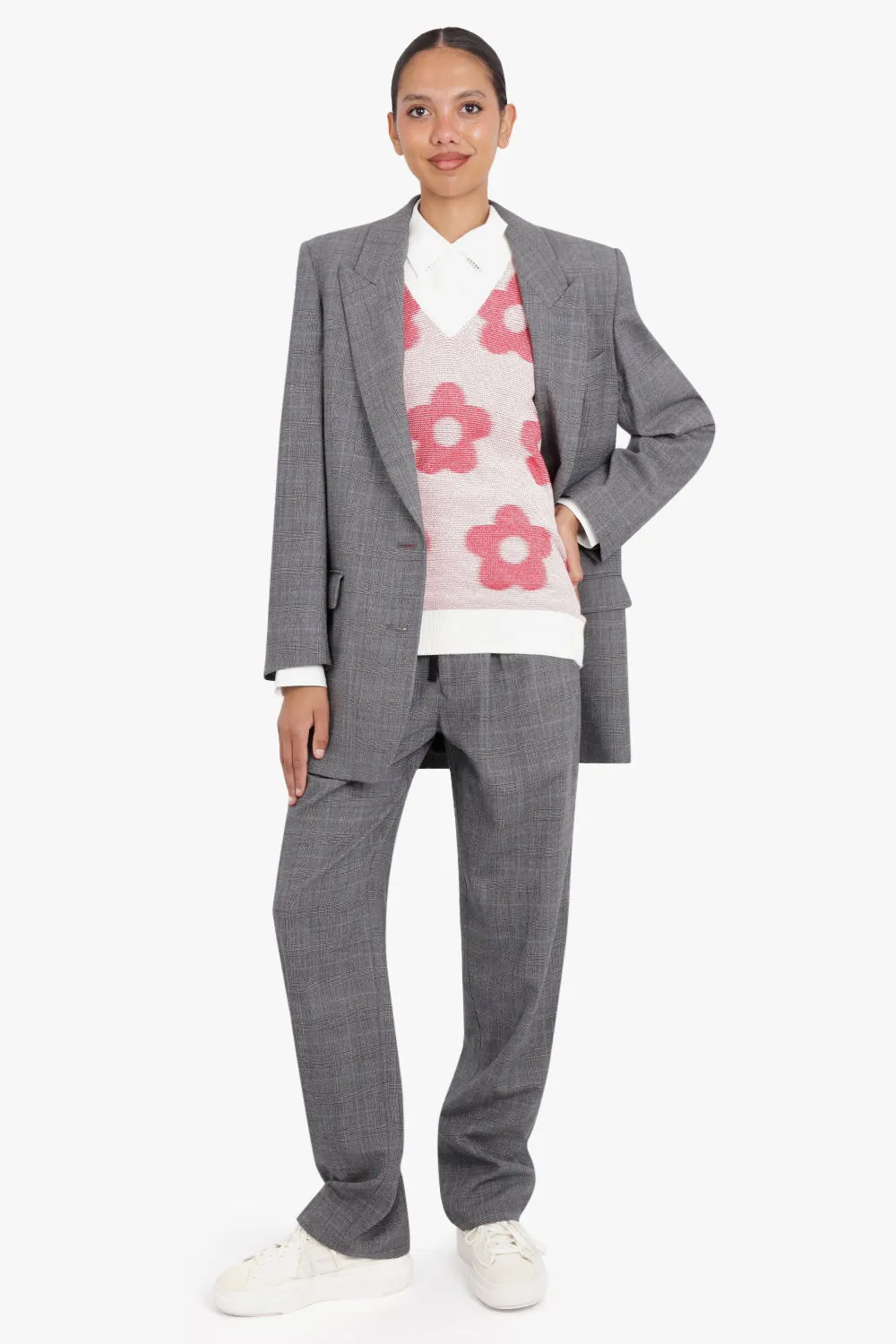 Priska Relaxed Trouser | Grey